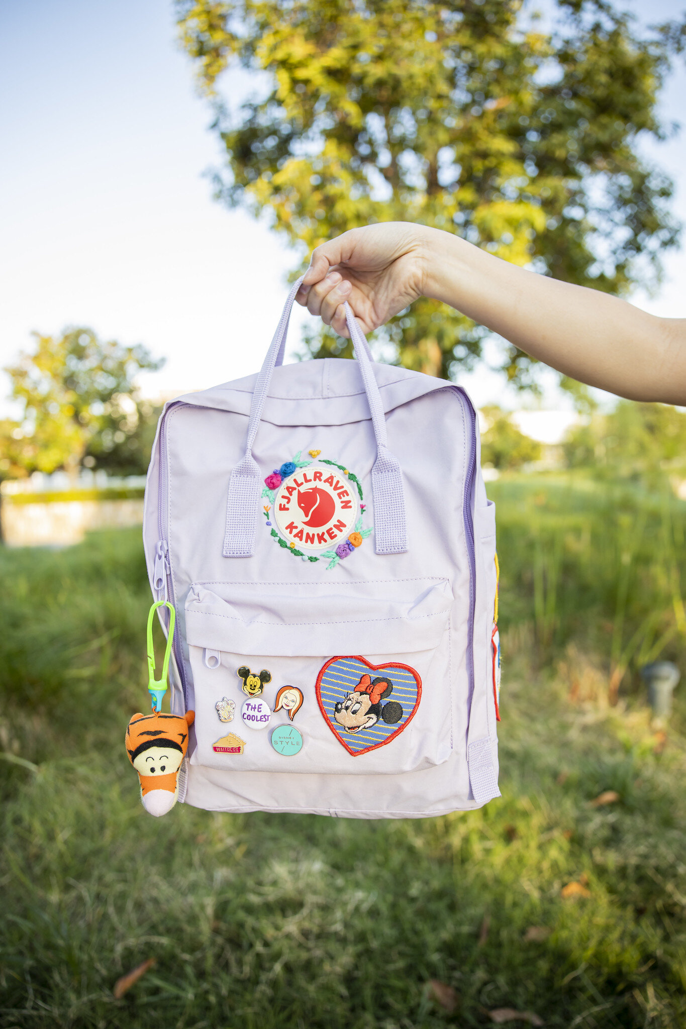 Decorating kanken bag online